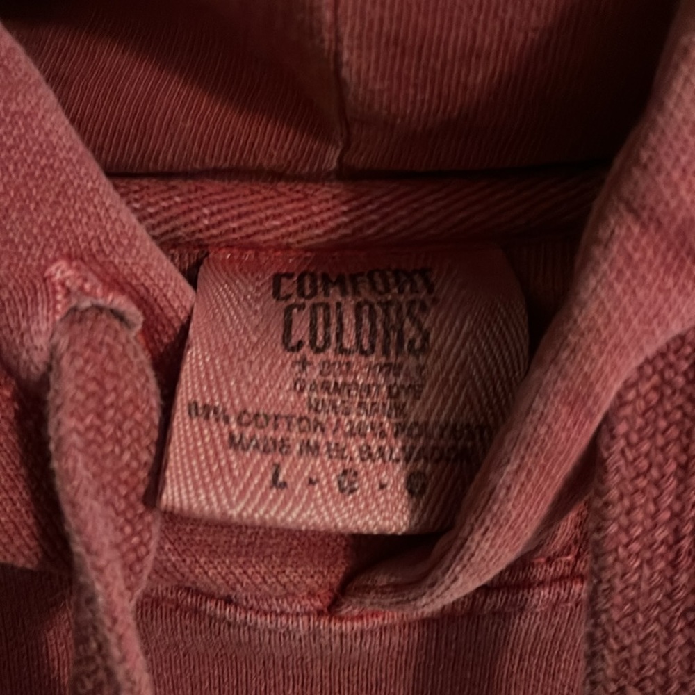 Comfort Colors He would love first hoodie size large - Picture 4 of 4